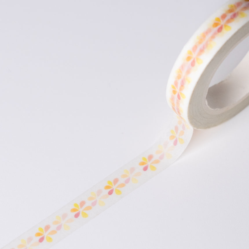 Colourful Floral Washi Tape | 8mmx10m
