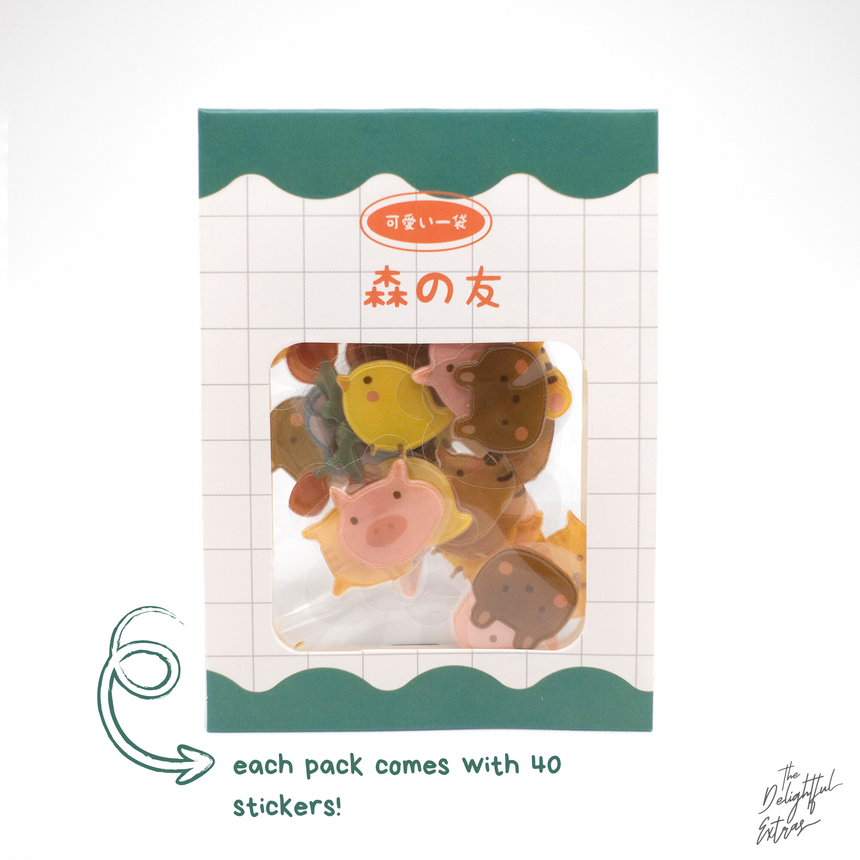 Forest Friends Sticker Pack | Mr Paper