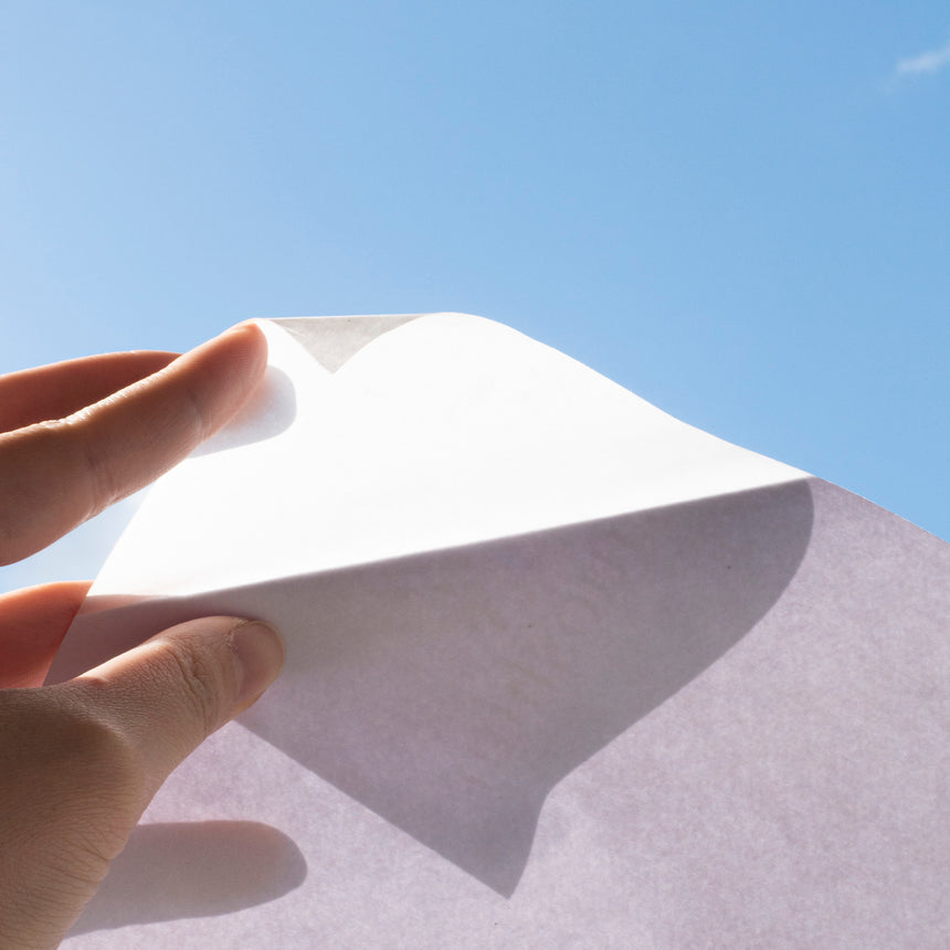 Soft White Japanese Washi Sticker Paper (10 sheets, A4)