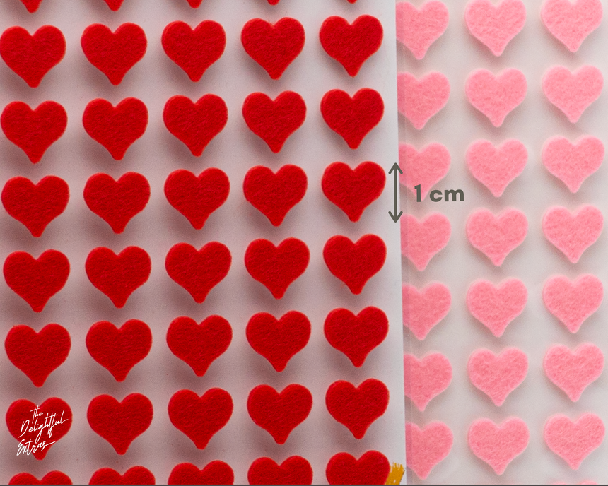 Heart Felt Sticker (non-woven fabric)