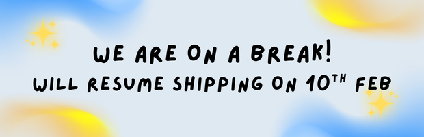 We are taking a break!