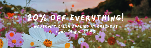 Enjoy 20% off for this August!