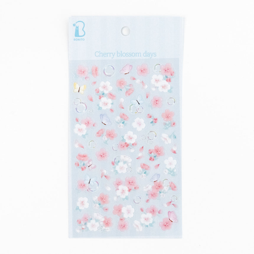 Pink Cherry Blossom Stickers | Bonito Sakura Floral Stickers