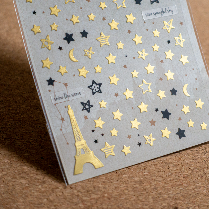 Suatelier Golden Star Stickers – The Delightful Extras