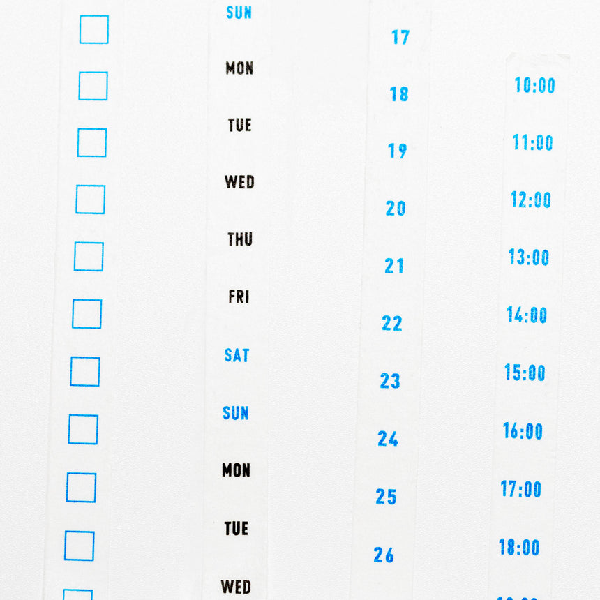 Time Management Masking Tape Set