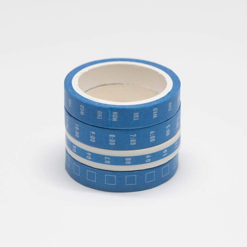 Blue Wildflower Washi Tape | Infeelme