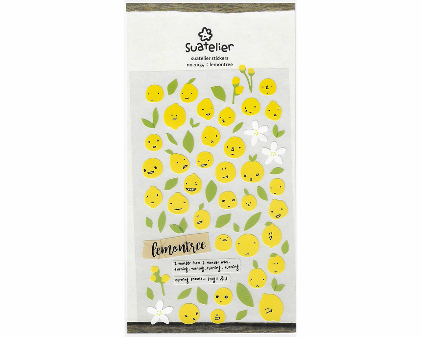 No.1054 Lemontree Lemon Stickers |  Suatelier