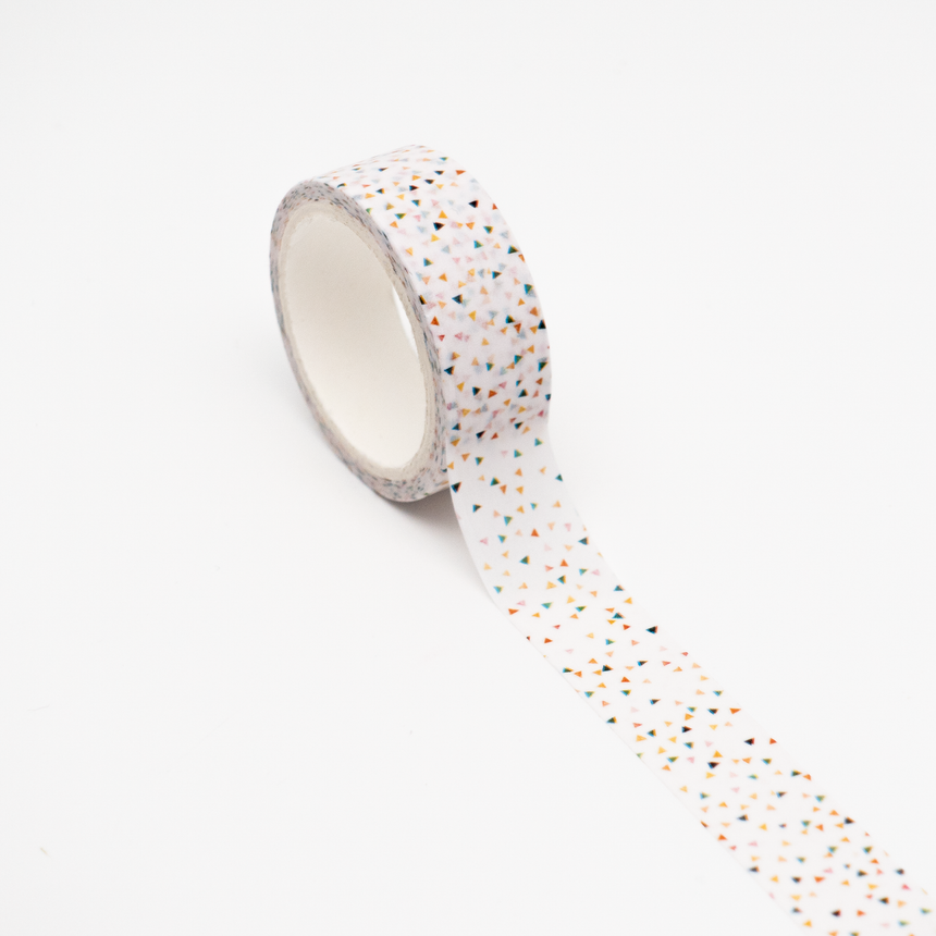 Triangle Confetti Washi Tape | 15mm x 5m