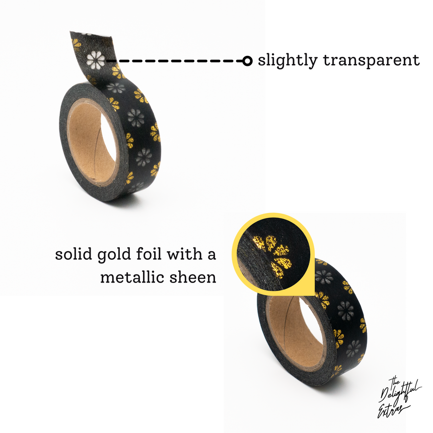 Gold Foil Washi Masking Tape