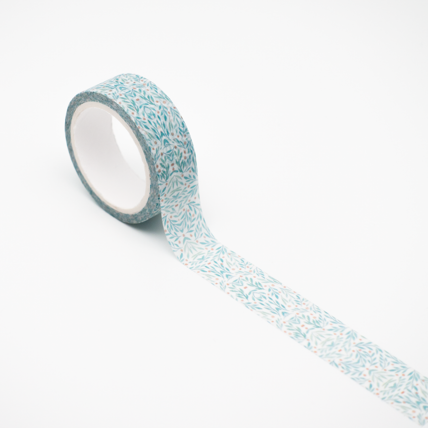 Green & Red Winterberry Washi Tape | 15mm x 5m