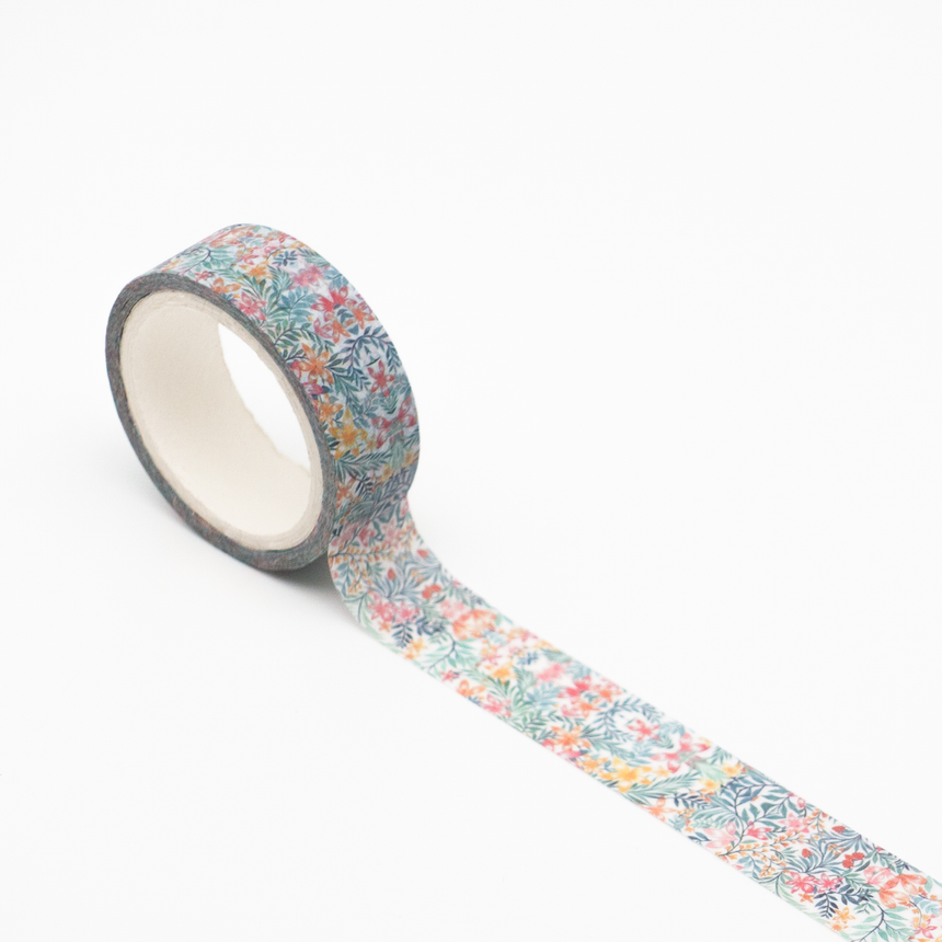 Flower and Vine Washi Tape | 15mm x 5m