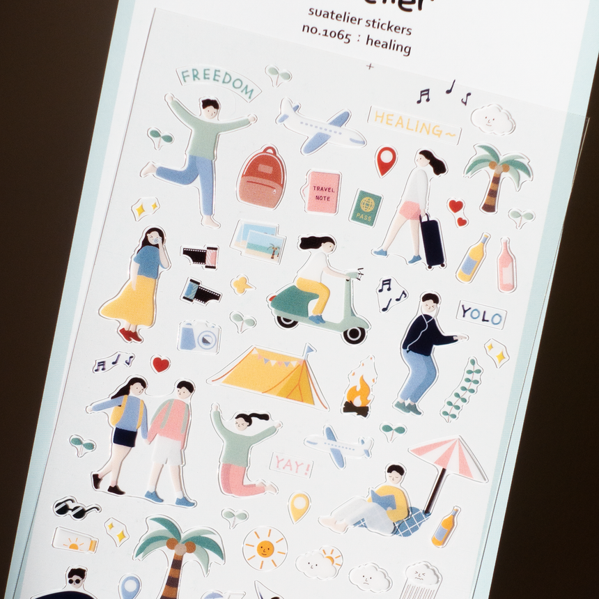 No.1065 Healing YOLO Stickers | Suatelier