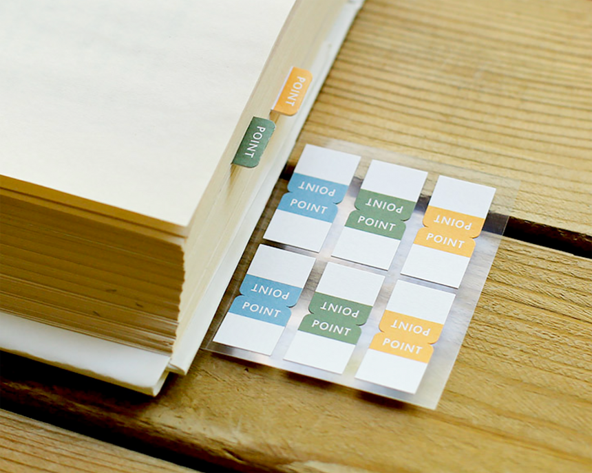 Index Tab Stickers for Books & Notetaking