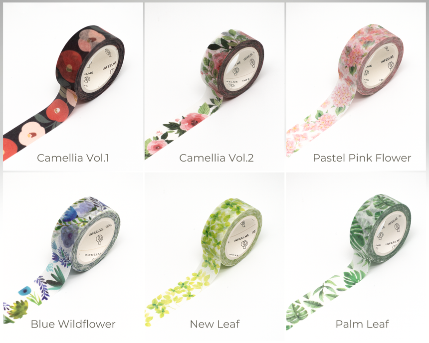 Pink Flower Washi Tape | Infeelme