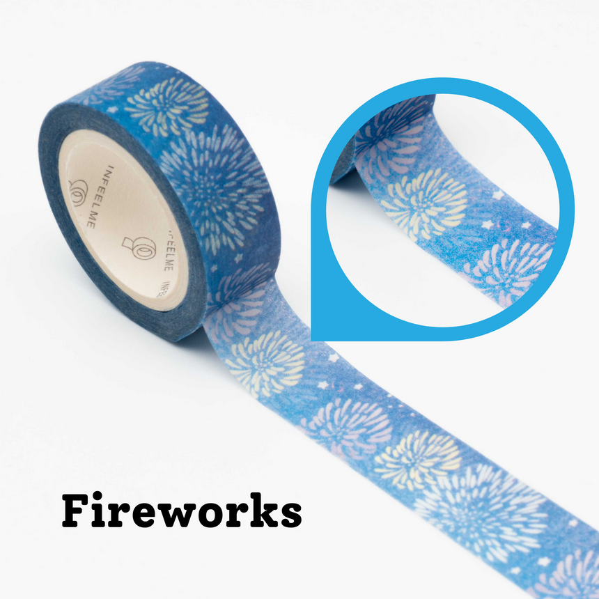 Fireworks Washi Tape | Japanese Summer Series | Infeelme