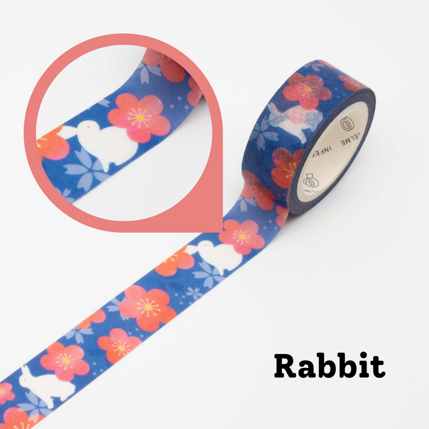 Rabbit Washi Tape | Japanese Summer Series | Infeelme