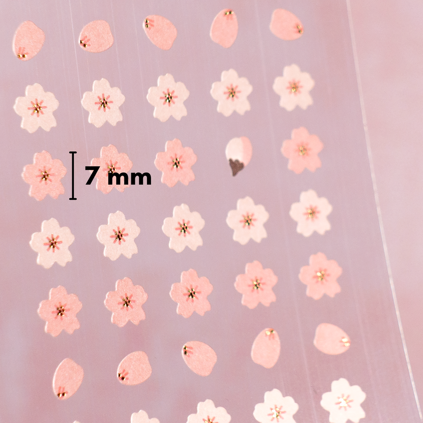 Suatelier Pink Sakura/Cherry Blossom Stickers | Mini Series No.106 Flower.01