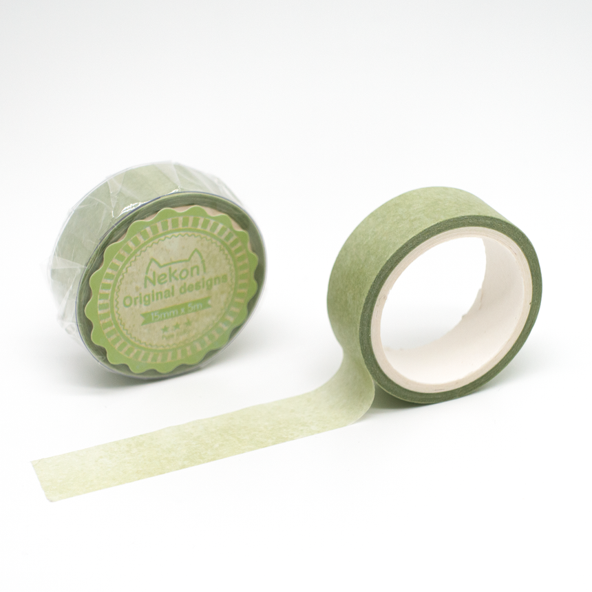 Green Pastel Washi Tape | Nekoni