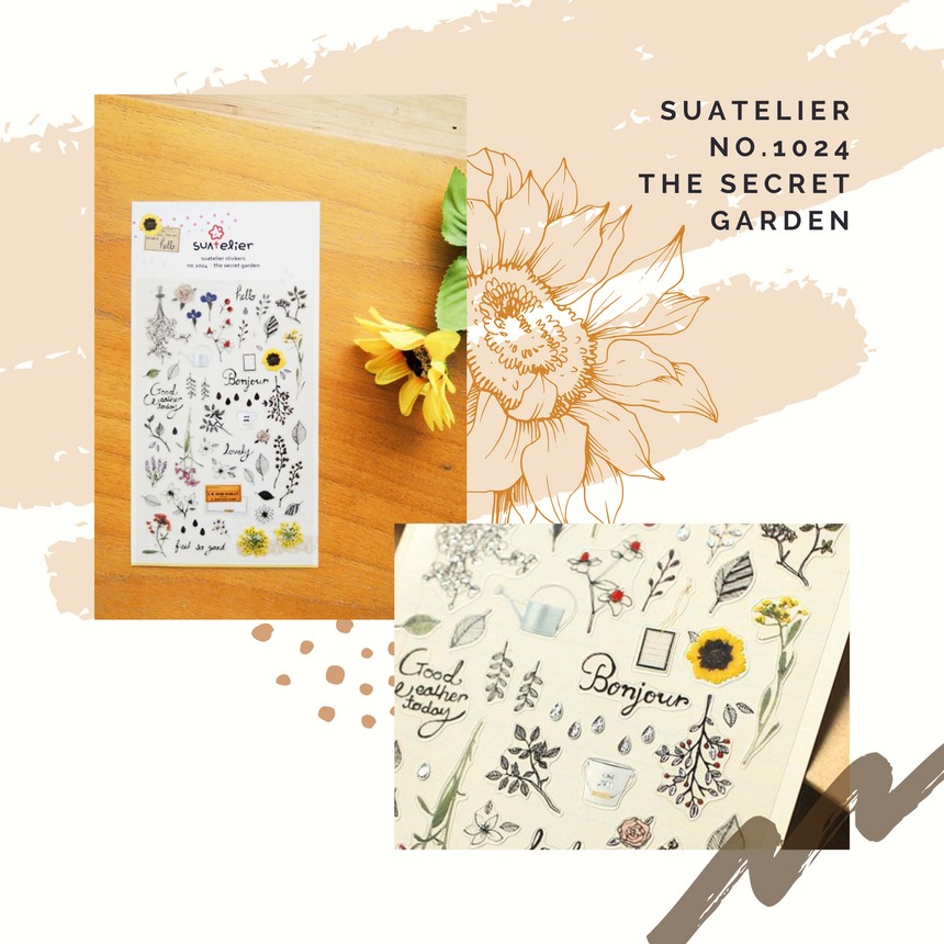 No.1124 Fleur Stickers | Suatelier