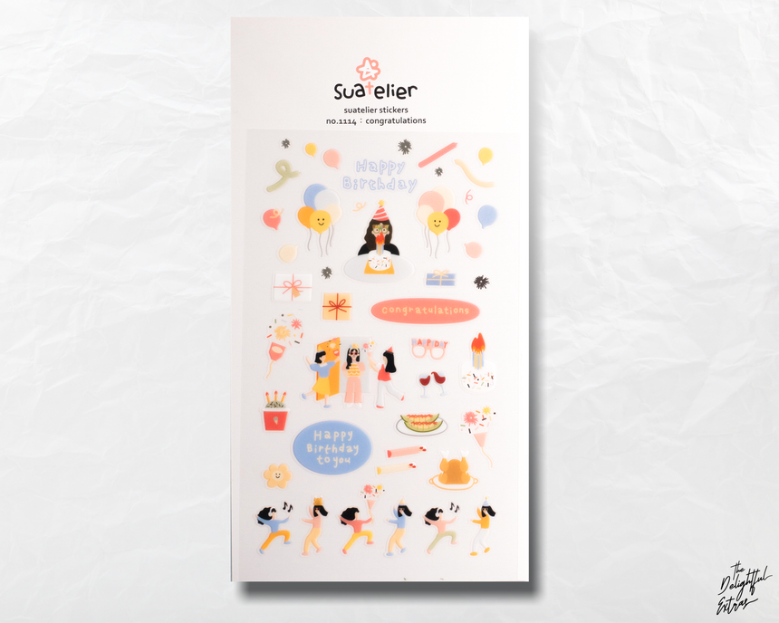 No.1124 Fleur Stickers | Suatelier