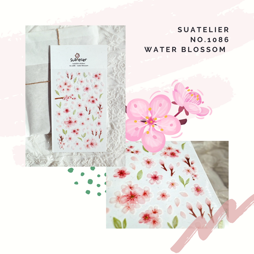 No. 1024 The Secret Garden Flower Stickers | Suatelier