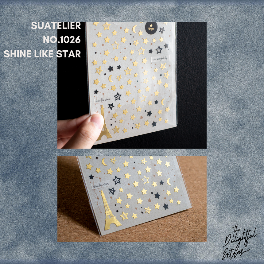 Suatelier Golden Star Stickers