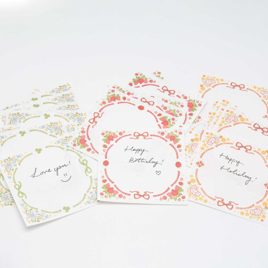 Embroidery Style Flower Memo Pad |  Infeelme